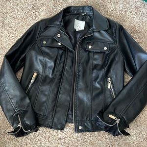 Ivy + Main faux leather jacket size XS